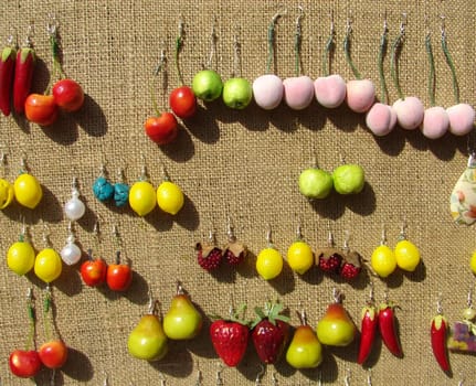     fruit earrings                               