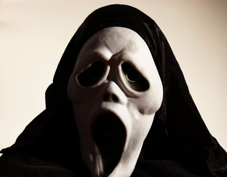 Masked killer. Horror and Halloween photo