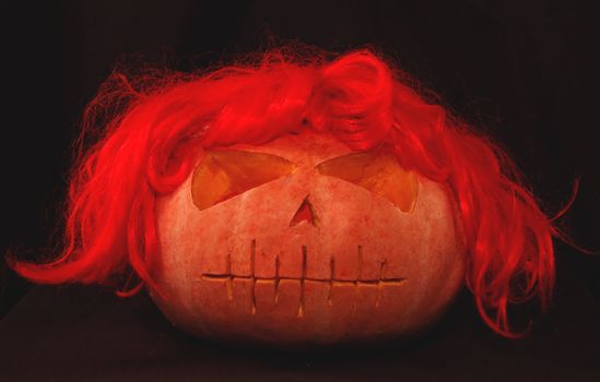 Spooky Halloween pumpkin