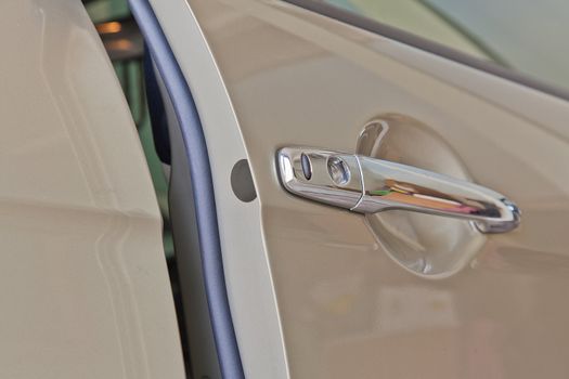 Door car - detail of a luxury car