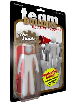 Collect them all!  This Team Building action figure line includes the first in the series, The Leader, with motivating action, improved adaptability, megaphone bullhorn and more!