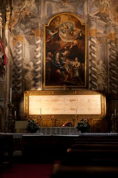 Chiesa del Santo Sudario (Santo Sudario church), in San Domenico street n°28. Image of the