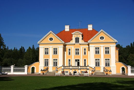 Manor in the north of Estonia. 18 century. Palmse.