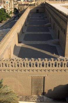The Mosque of Ahmad Ibn ?ulun is located in Cairo, Egypt. It is arguably the oldest mosque in the city surviving in its original form, and is the largest mosque in Cairo in terms of land area. The mosque was commissioned by Ahmad Ibn Tulun, the Abbassid governor of Egypt from 868�884