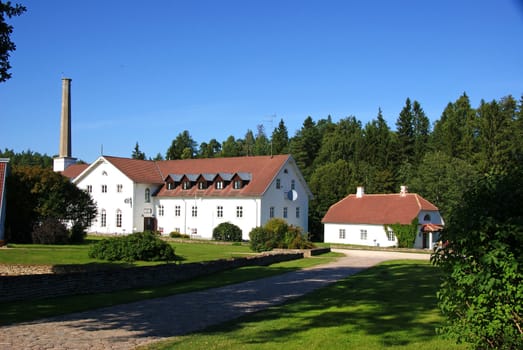 Manor in the north of Estonia. 18 century. Palmse.