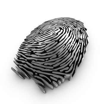 3d fingerprint representation for authentication or recognition