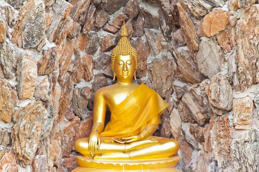 Buddha, in cave Thailand temple