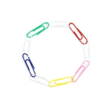 office tools on white background 
