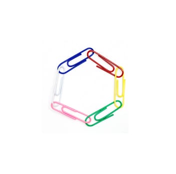 office tools on white background 