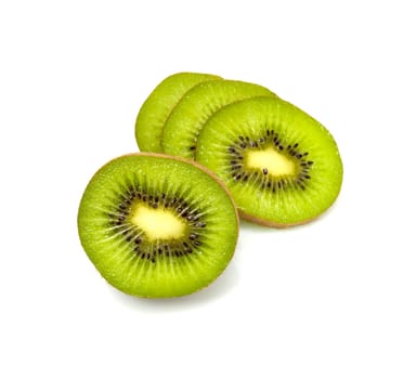 Kiwi Fruit Isolated on white background 