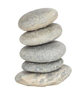 isolated Stacked stones 