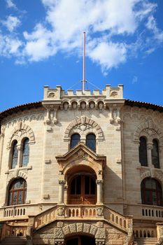 The national court house of the country of Monaco