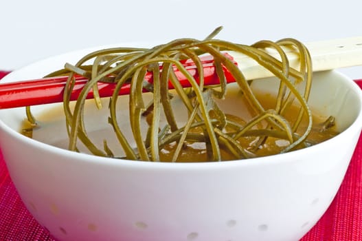 soup with seaweed