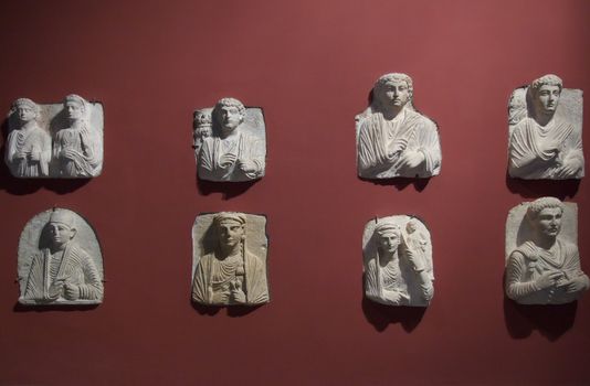 photo of the several ancient sculptures