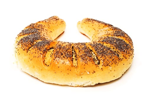 bun on white background