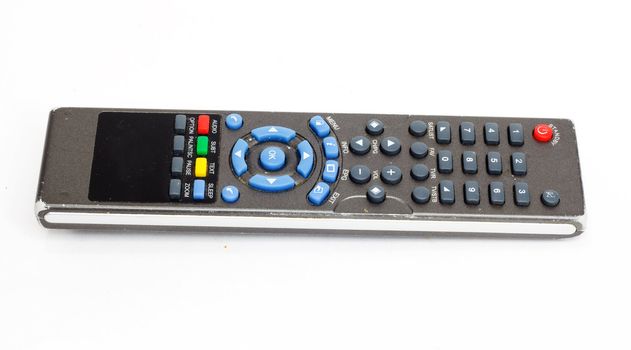 remote control isolate don white - front view 