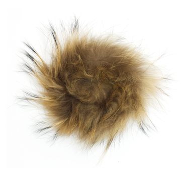 fur on white background