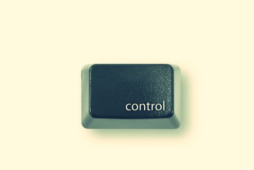 Cross-processed "control" computer key