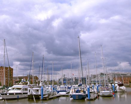  A Yacht Marina in a Northern English Coastal City