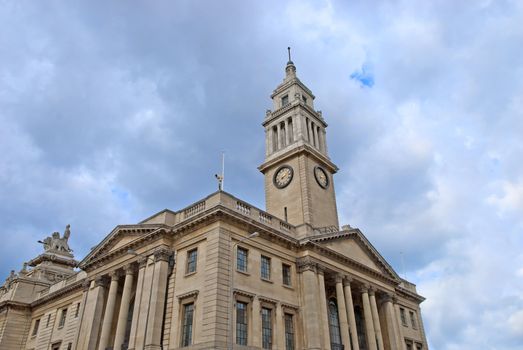 The Clock Tower of the Guildhall in Hull Yorkshire