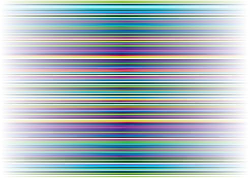 abstract horizontal stripes with a rainbow of colours and pale background