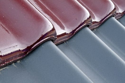 painted roof tiles