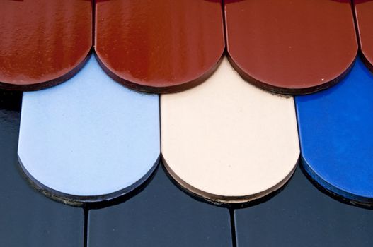 painted roof tiles