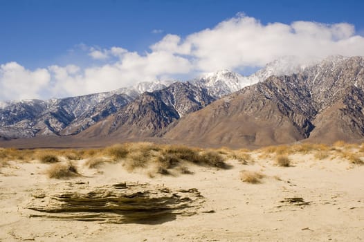 Desert landscape in death valley, CA