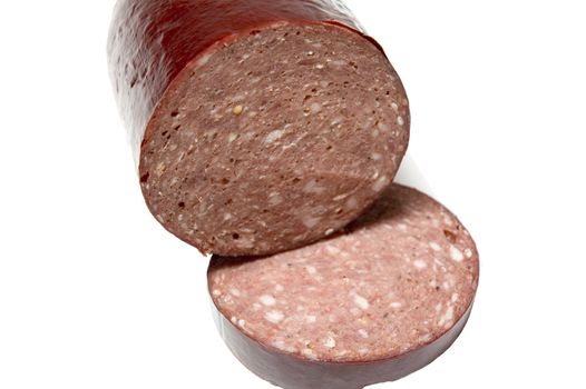 sliced venison sausage