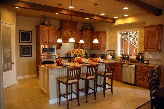 Modern kitchen in new development in Northern California