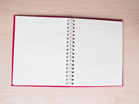 Blank note paper with lines