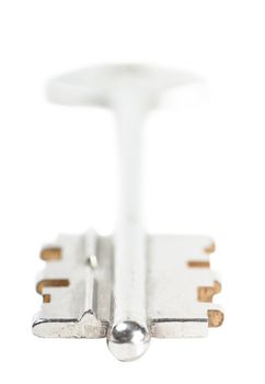 A key isolated over white background