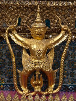 Golden Garuda in Grand Palace Thailand