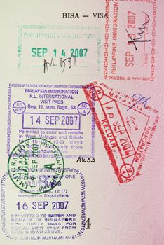 Full shot of passport page 
