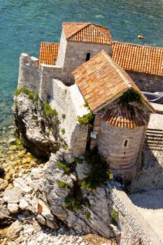 Fort in Budva, Montenegro. Summer day.