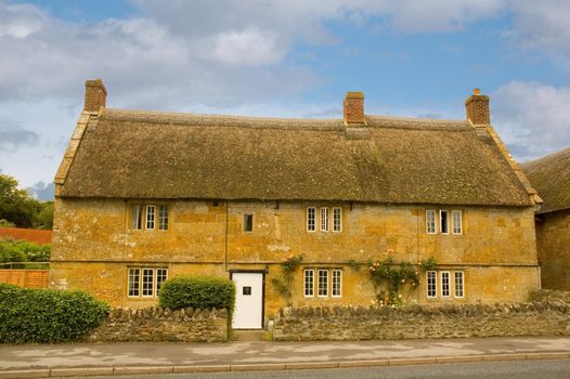 Cottage in the village of Chideock in Dorset, England