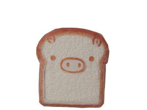 Towel, Bread Pig face