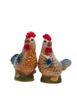 Ceramic twin Hen