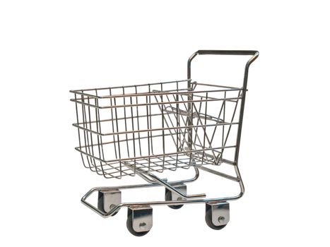 shopping cart isolated on white background