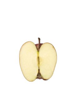 Apple cut in half