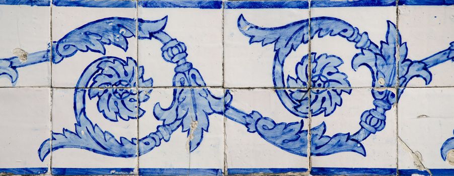 Ornamental old typical tiles from Portugal.