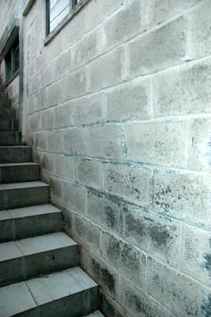home wall that build with concrete block