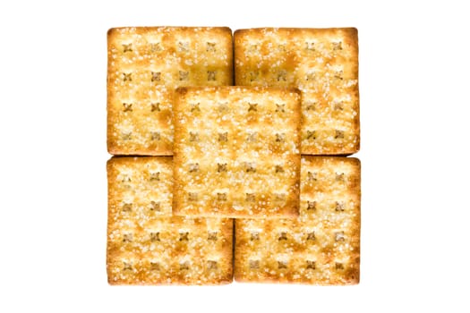 Sugar Crackers on a white background