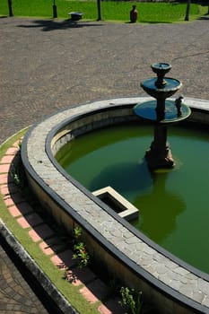 fountain that build and designed for exterior home decoration
