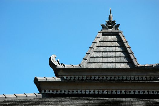 traditional central java house called joglo that has unique design
