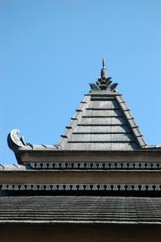 traditional central java house called joglo that has unique design
