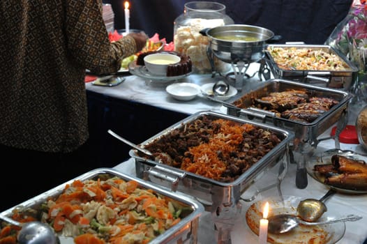 variety of indonesian food that so delicious to eat