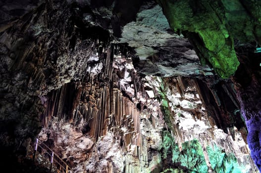 Travel photography: Impressive Melidoni cave in Crete, Greece