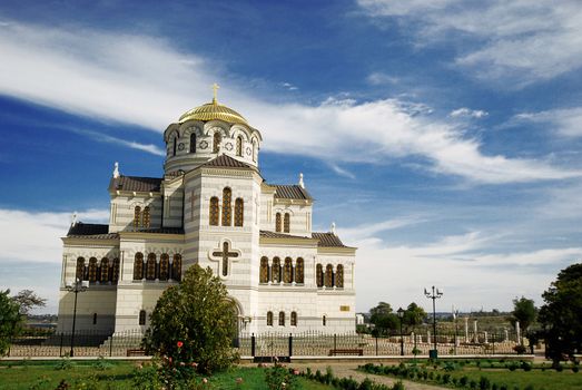 Orthodox church in sevastopol, crimea