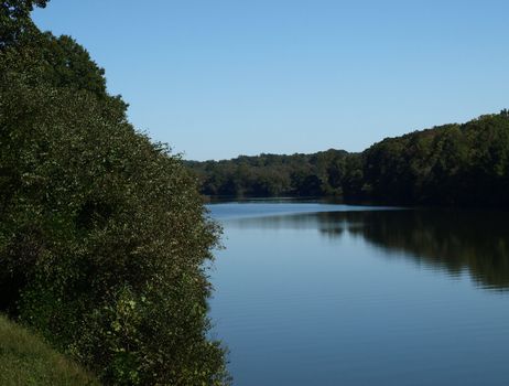 View along the Catawba River in North Carolina